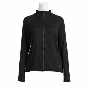 Size XXL Spyder Women’s Black Athletic Zip Up Jacket Lightweight Stretch Active